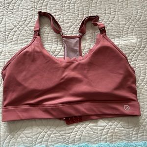 Sweat + milk nursing sports bra
